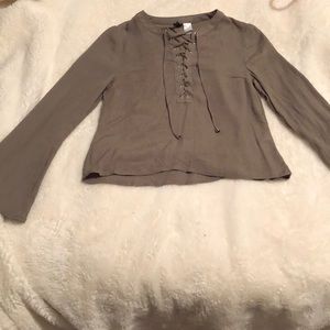 Olive green blouse